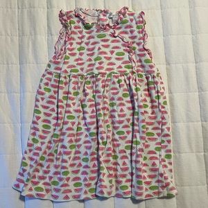 Kissy kissy watermelon and ruffles dress, size 2